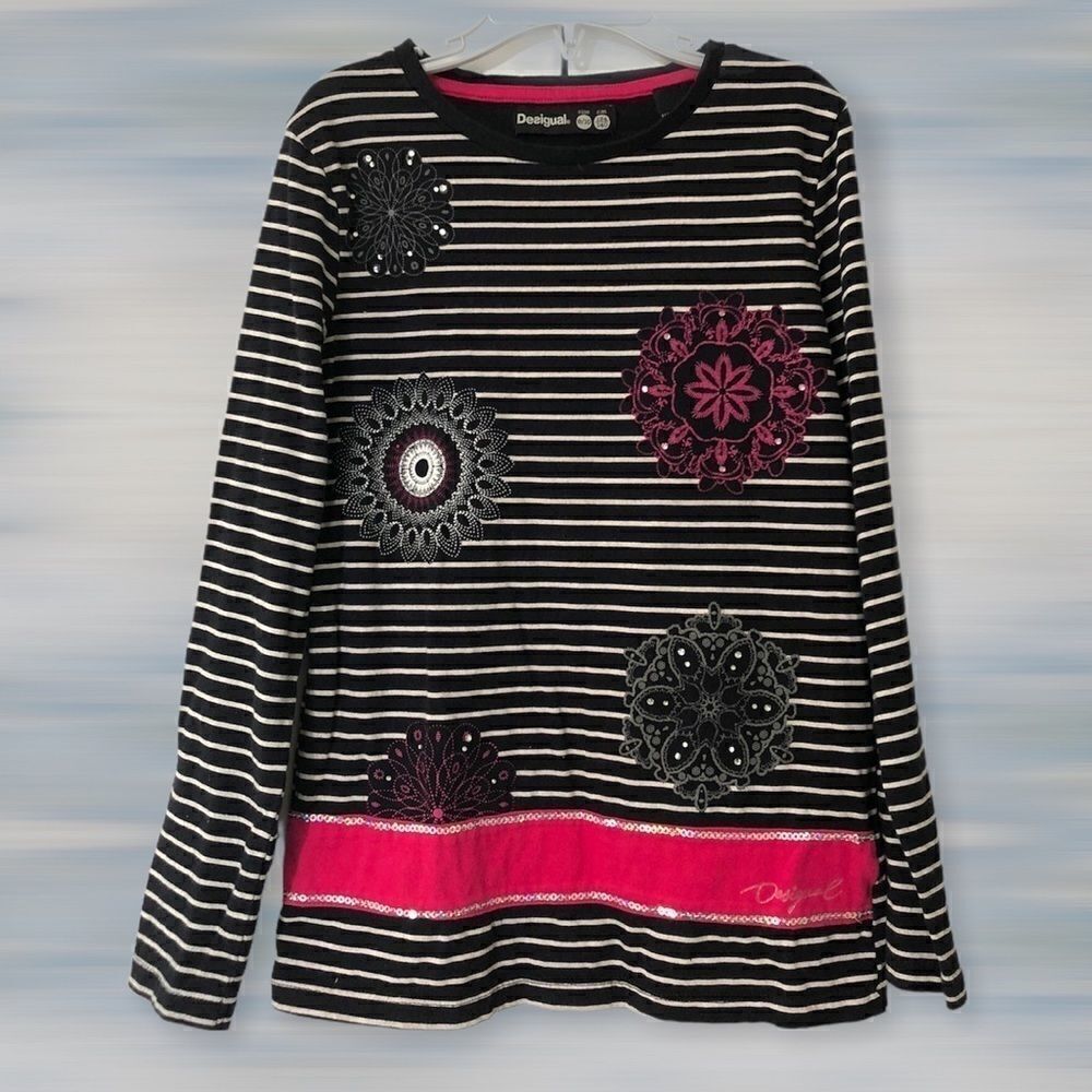 Desigual Girl’s Mandalas Sailor Top‎